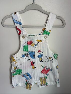 Healthtex Vintage Colorful Doodle Print Size 18M